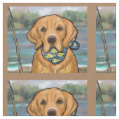 ゴールデンレトリバー ファブリック (クローズアップ)