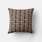 ゴールデンレトリバー、フェスティバルクリスマスデザイン、犬、 クッション (裏面)