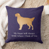 ゴールデンレトリバー – ペット考えるメモリアル – あなたの クッション (ブランケット)