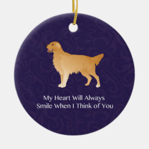 ゴールデンレトリバー – ペット考えるメモリアル – あなたの セラミックオーナメント