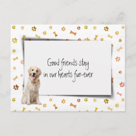 ゴールデンレトリバー ペット シンパシー ロス ポストカード