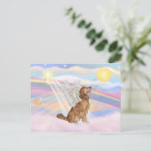 ゴールデンレトリバー ポストカード (スタンド正面)