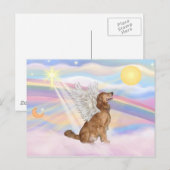 ゴールデンレトリバー ポストカード (正面/裏面)