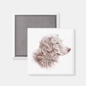 ゴールデンレトリバー マグネット (正面/裏面)