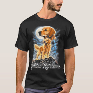 ゴールデンレトリバー - ムーンレッドコレクション Tシャツ
