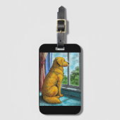 ゴールデンレトリバー ラゲッジタグ (正面縦)