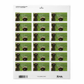 ゴールデンレトリバー ラベル (フルシート)