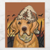 ゴールデンレトリバー ワインラベル (シングルラベル)