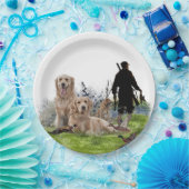 ゴールデンレトリバー – 優秀な狩り犬 ペーパープレート (パーティー)