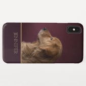 ゴールデンレトリバー 名前入り | 犬 Case-Mate iPhoneケース (裏面(横))