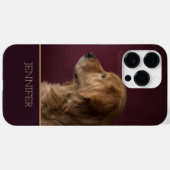 ゴールデンレトリバー 名前入り | 犬 Case-Mate iPhoneケース (裏面 (横))
