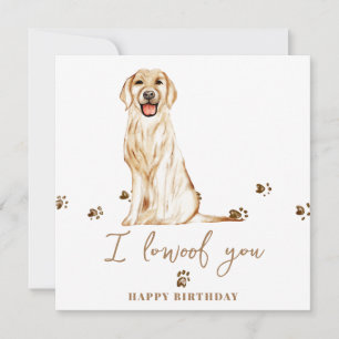 ゴールデンレトリバー 犬 お母さん 子犬 ペット 誕生日 カード