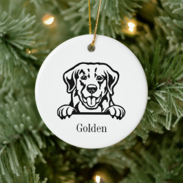 ゴールデンレトリバー 犬 オーダーメイド ペット オーナメント 銅