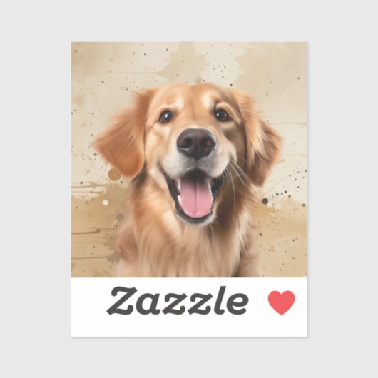 ゴールデンレトリバー 犬 ペット 動物 シール (シート)
