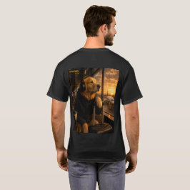 ゴールデンレトリバー 空港旅行者Tシャツ Tシャツ