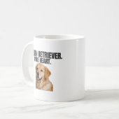 ゴールデンレトリバー 純粋な心 犬好き コーヒー コーヒーマグカップ (正面左)