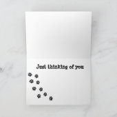 ゴールデンレトリバー 誕生日カード 最高の人々 カード (内部)