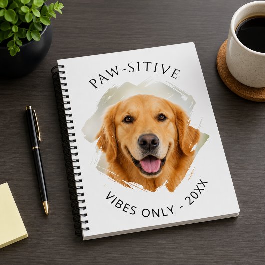 ゴールデンレトリバー Paw-sitive vibes 写真 2027 プランナー手帳