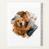 ゴールデンレトリバー Paw-sitive vibes 写真 2027 プランナー手帳 (裏面)