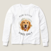 ゴールデンレトリバー Paw-sitive Vibes Only 写真 ギャル (デザイン正面)