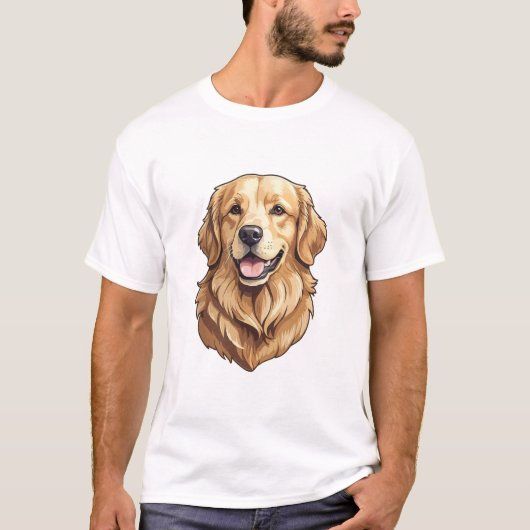 ゴールデンレトリバー Tシャツ (正面)