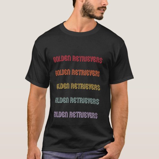 ゴールデンレトリバー Tシャツ (正面)