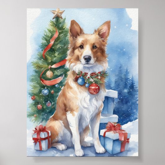 ゴールデンレトリバーGlint:ノワール犬のショーケース ポスター (正面)