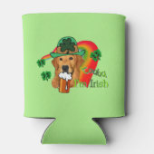 ゴールデンレトリバーSt patricks dayギフト 缶クーラー (裏面)