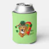 ゴールデンレトリバーSt patricks dayギフト 缶クーラー (缶裏面)
