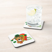 ゴールデンレトリバーSt patricks day コースター (右側)