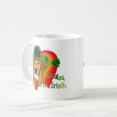 ゴールデンレトリバーSt patricks day コーヒーマグカップ (正面左)