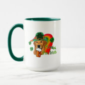 ゴールデンレトリバーSt patricks day マグカップ (左)