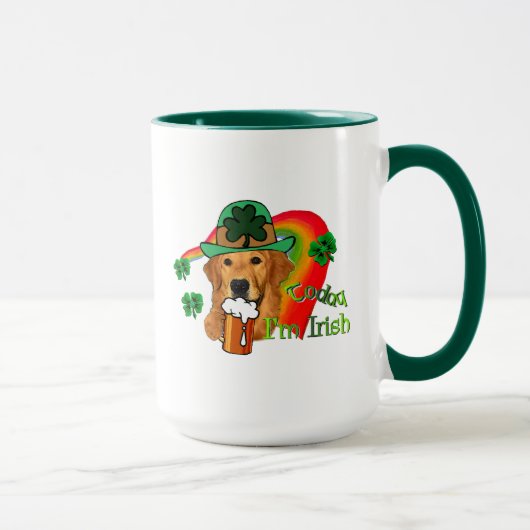 ゴールデンレトリバーSt patricks day マグカップ (右)