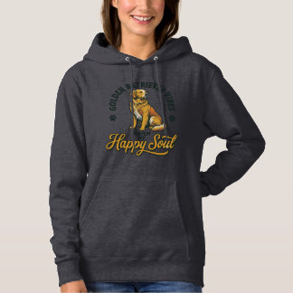 ゴールデンレトリバーTシャツ ビンテージ風 彫刻デザイン 犬好き パーカ