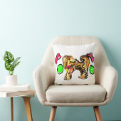 ゴールデンレトリーバーのアート クッション (椅子)