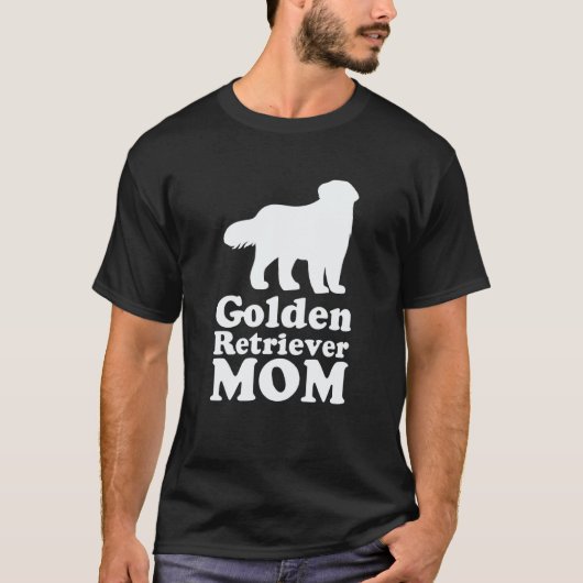 ゴールデンレトリーバーのママと犬 3 Tシャツ (正面)