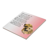 ゴールデンレトリーバーフレンドポエムタイル タイル (側面)