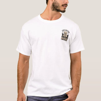ゴールデンレトリーバー好き女子のヴィンテージTシャツ Tシャツ