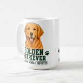 🐾 ゴールデンレトリーバー好き 🐾 コーヒーマグカップ (正面左)
