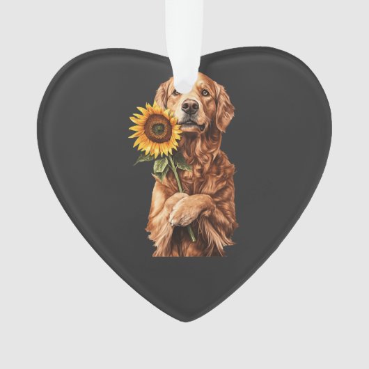 ゴールデンレトリーバー オーナメント (正面)