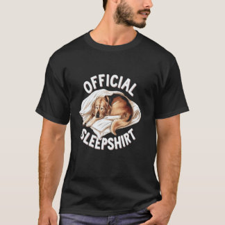 ゴールデンレトリーバー 犬のママ 公式スリープシャツ パジャマ Tシャツ