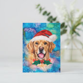 ゴールデンレトリーバー 犬の種類 クリスマス (スタンド正面)