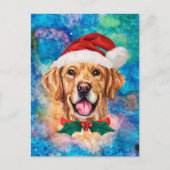 ゴールデンレトリーバー 犬の種類 クリスマス (正面)