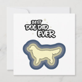 ゴールデンレトリーバ最高のーブルードッグパパイヴェンユー カード