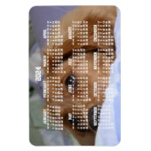 ゴールデンレトリーブカレンダー2024大型フォトマグネット マグネット (縦)