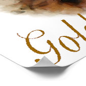 ゴールデンレトリーブギフトアートプリント ポスター (角)