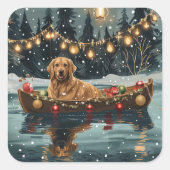 ゴールデンレトリーブクリスマスフェスティバル航海 スクエアシール (正面)