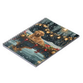 ゴールデンレトリーブクリスマスフェスティバル航海 ノートブック (左側)