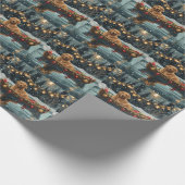 ゴールデンレトリーブクリスマスフェスティバル航海 ラッピングペーパー (角)