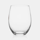 ゴールデンレトリーブクリスマスリース装飾クリスマス ステムなしワイングラス (左)